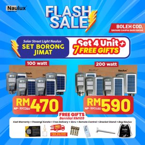 200W - (Set Borong) 4UNIT + 7FREEGIFT